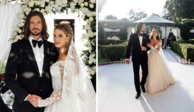 Singer Delta Goodrem shares first look at photos of lavish ‘magical’ wedding to Matthew Copley in Malta