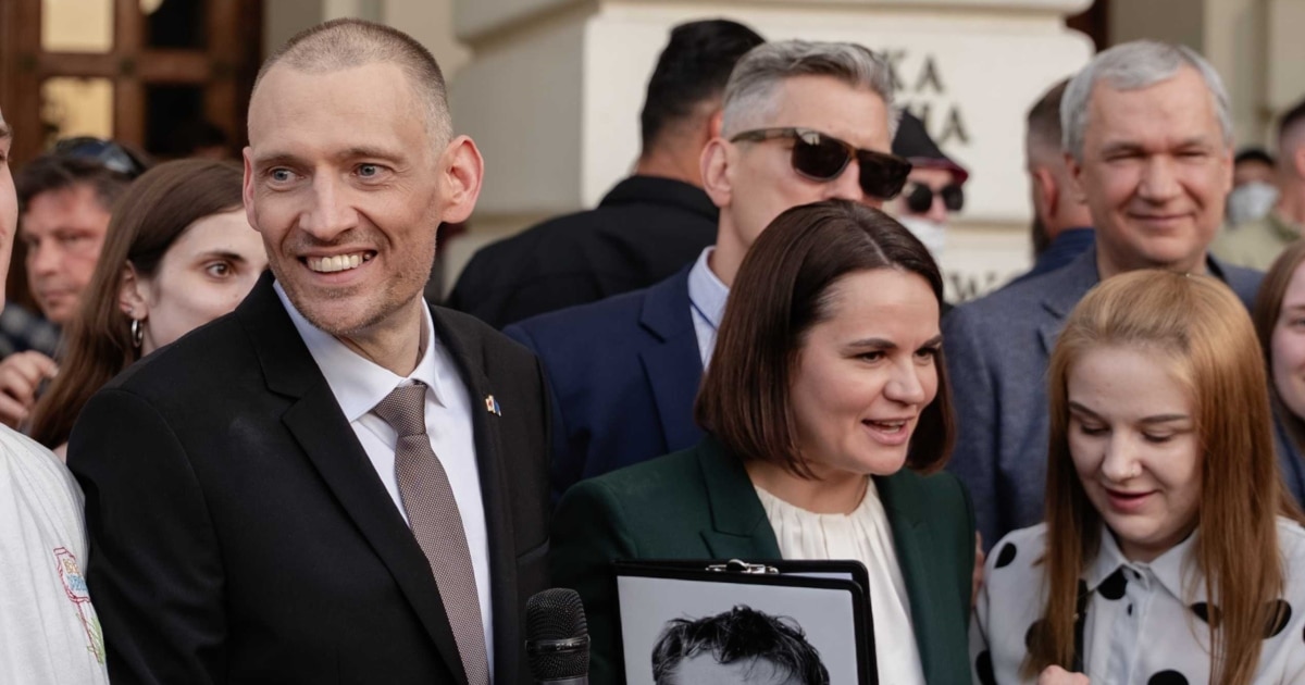 'Prison Didn't Break Me:' Syarhey Tsikhanouski On How He Plans To Continue To Fight For Belarus