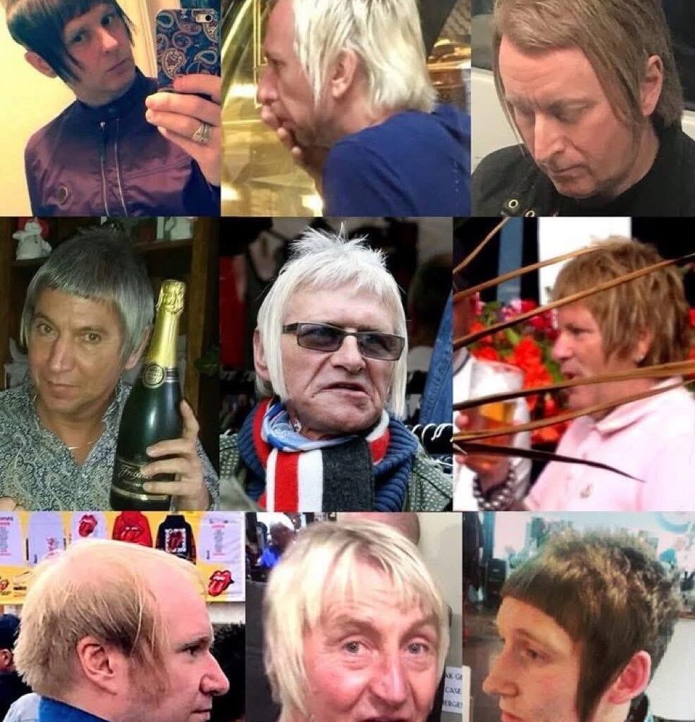 Yer dads pals getting ready for Oasis.