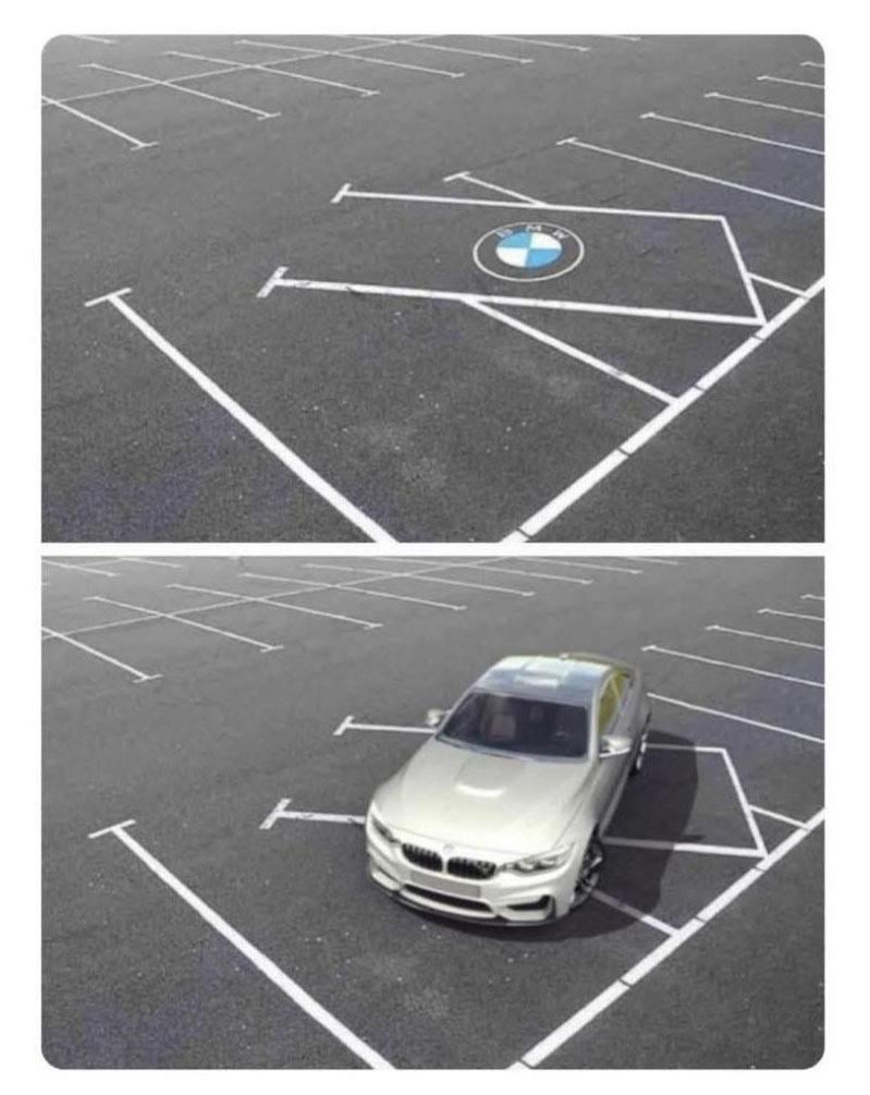 BMW škola parkiranja