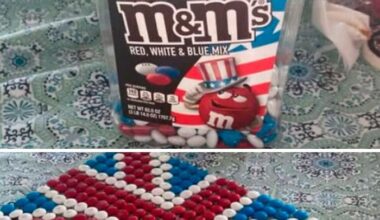 When you're British but patriotic.. for the snacks 🍬