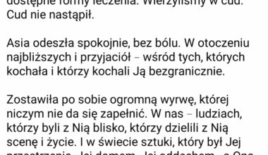 Joanna Kołaczkowska nie żyje