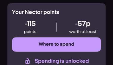 Gone overdrawn on my nectar account