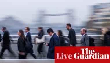 UK payrolls down by 178,000 over last year; Bundesbank chief defends central bank independence after Trump’s attacks on Powell – as it happened | Business