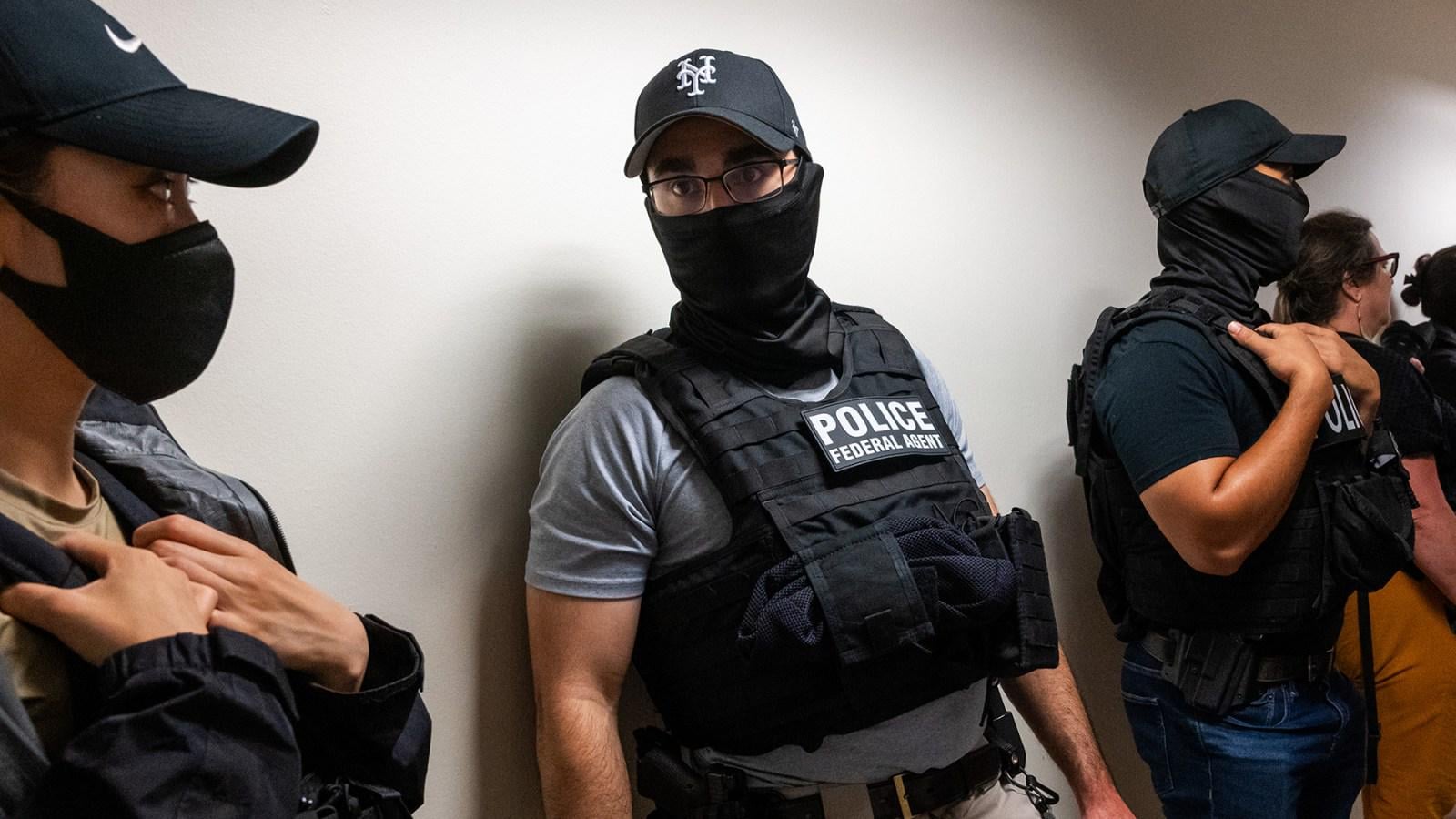 ICE’s ‘Secret Police’ Are Horrifying. Team Trump Is Laughing: The administration is using memes to troll Democrats and others who are concerned about its brutal deportation tactics