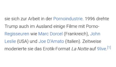 Trump hat was gemacht?