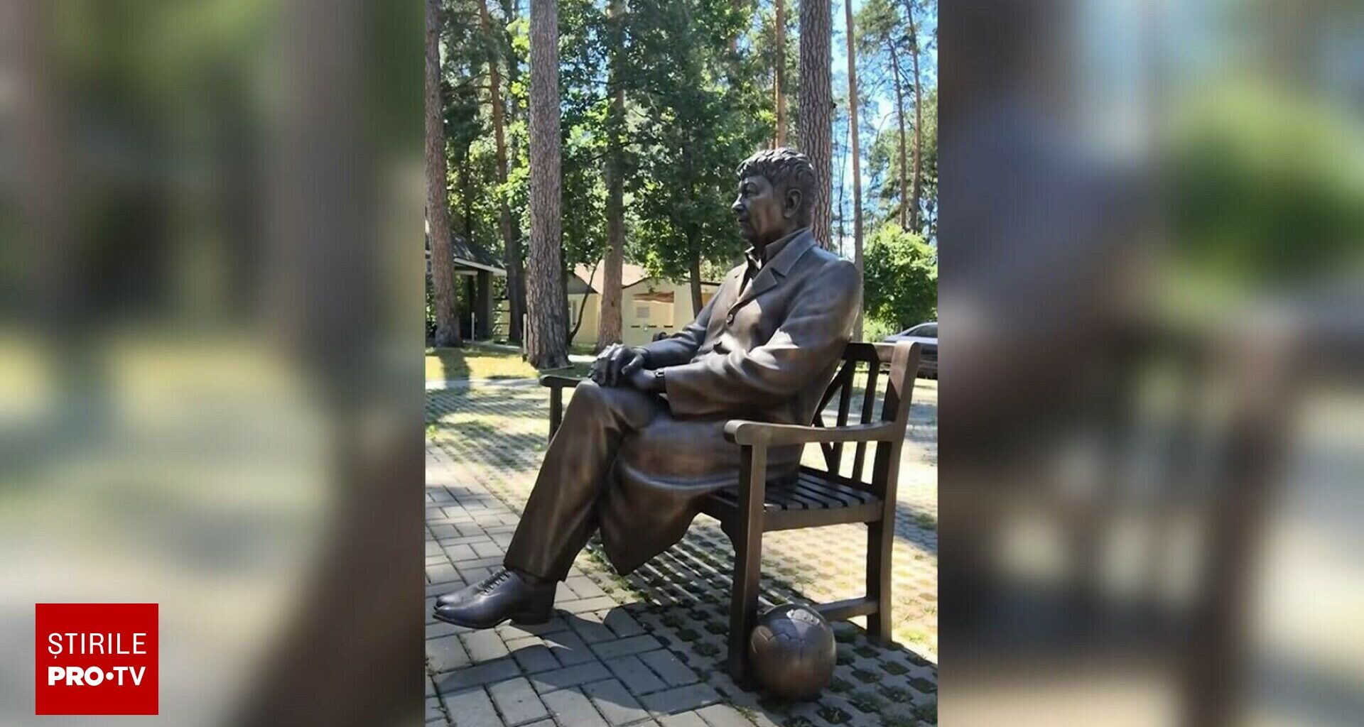 Șahtior Donețk trimite statuia lui Mircea Lucescu în România: „Este în drum spre Mister”. VIDEO