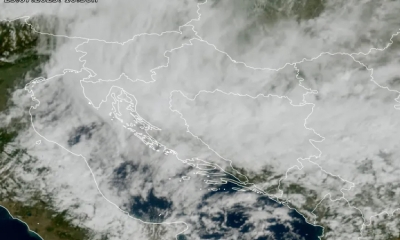 Rare Summer Cyclone Covers Croatia in Clouds, Clearing Expected Soon