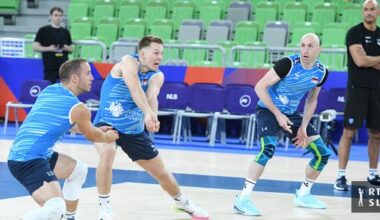 Slovenci po izgubljenem uvodnem nizu stopili na plin