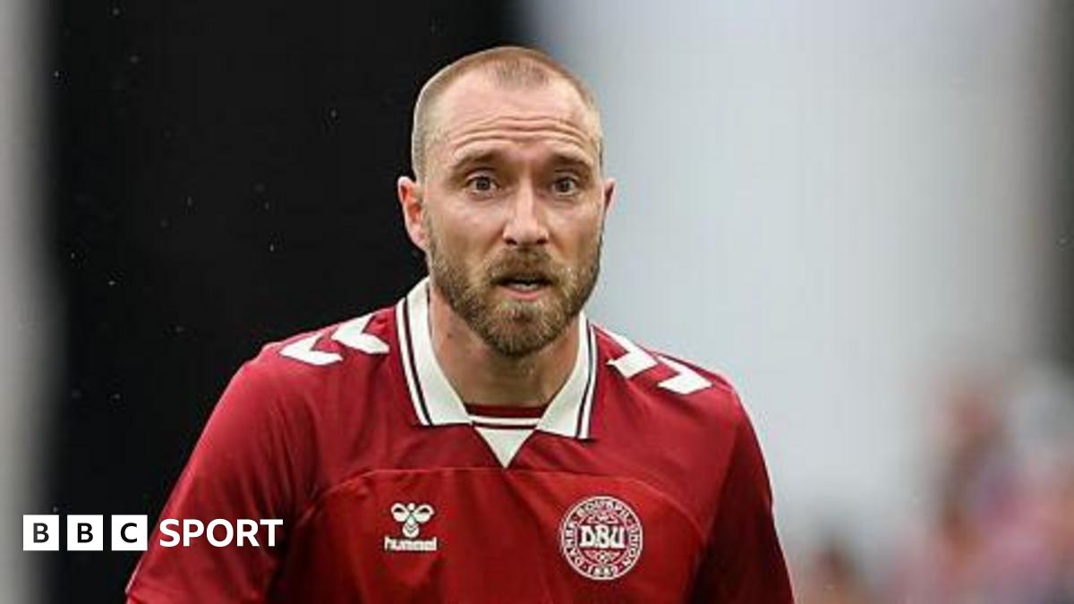 Christian Eriksen in action for Denmark