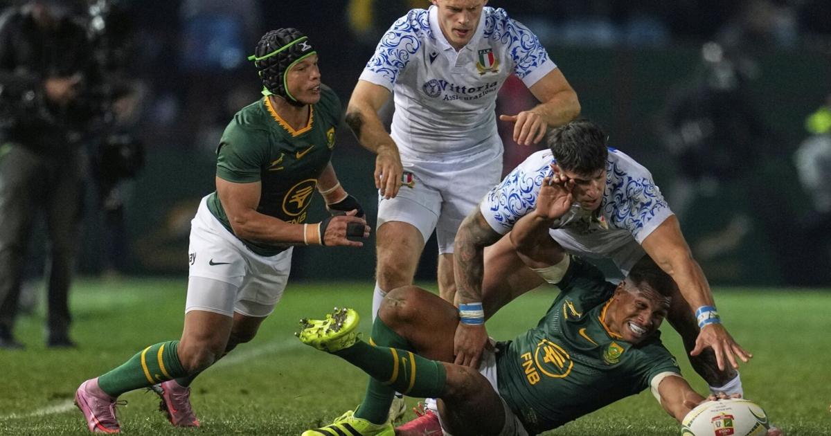 Springboks hold off Italy fightback by 42-24 at Loftus | National Sports