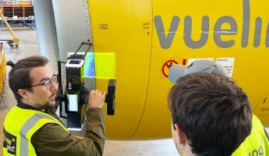 Vueling Uses 8tree’s dentCHECK Technology for Aircraft Damage Inspections