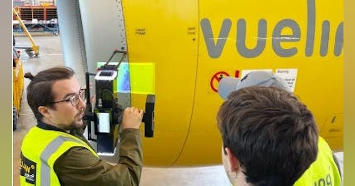 Vueling Uses 8tree’s dentCHECK Technology for Aircraft Damage Inspections