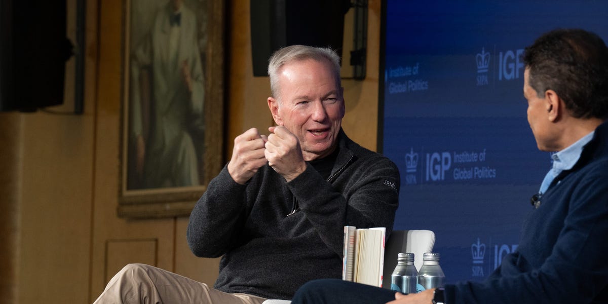 Why Eric Schmidt Doesn't Believe AI Is in a Bubble