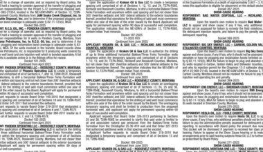 MT - Board of Oil & Gas Conservation