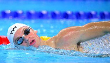 "Il y a eu une petite saturation après Paris", Léon Marchand dans une phase de transition aux championnats du monde