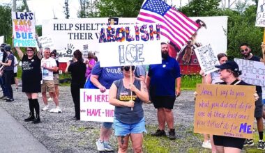 Seven groups join to protest immigration detention center | Frontpage