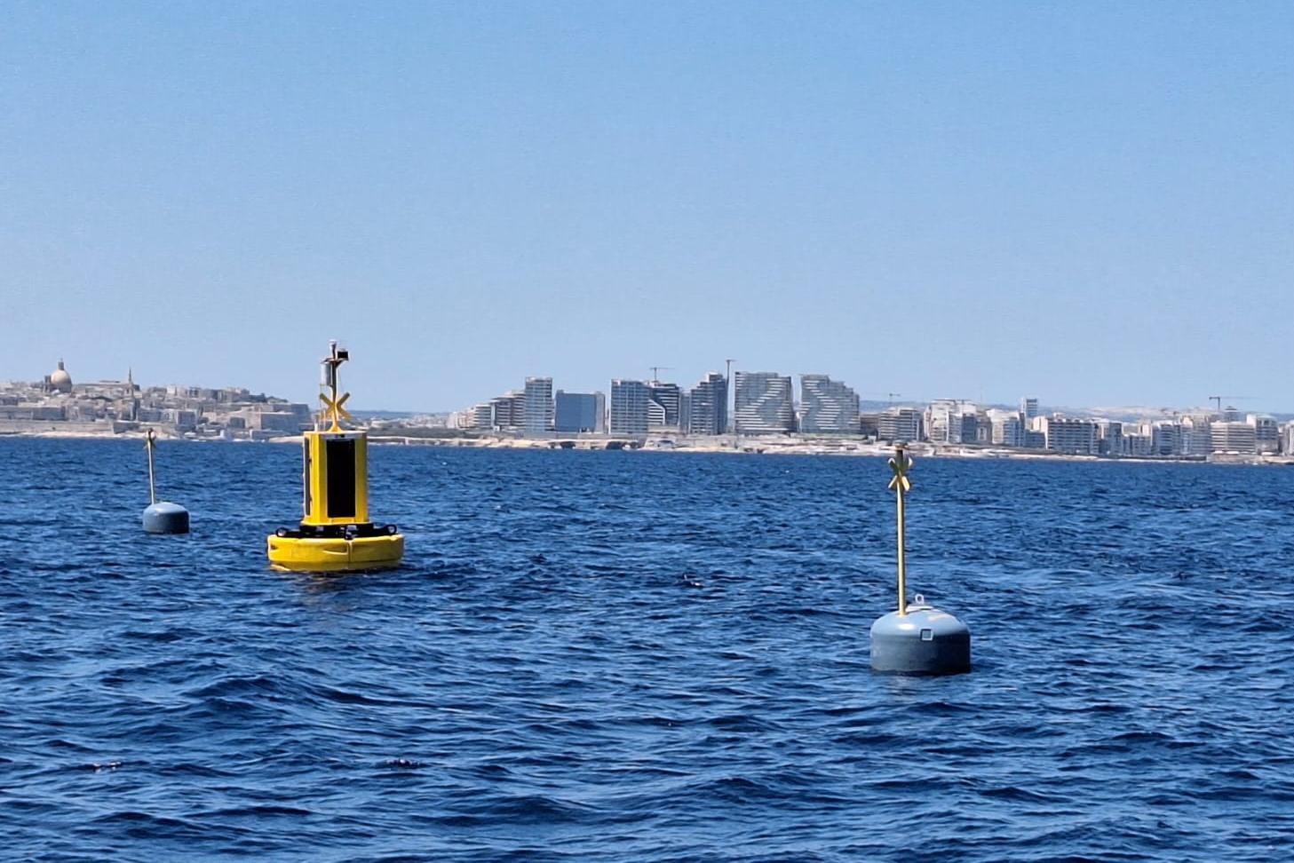 BLUE , the yellow buoy. Photo: Emma Borg BLUE , the yellow buoy. Photo: Emma Borg
