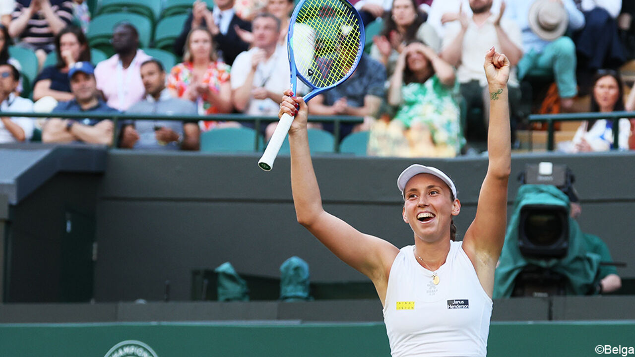 Uitmuntende Elise Mertens maait ervaren Elina Svitolina weg in 3e ronde op Wimbledon