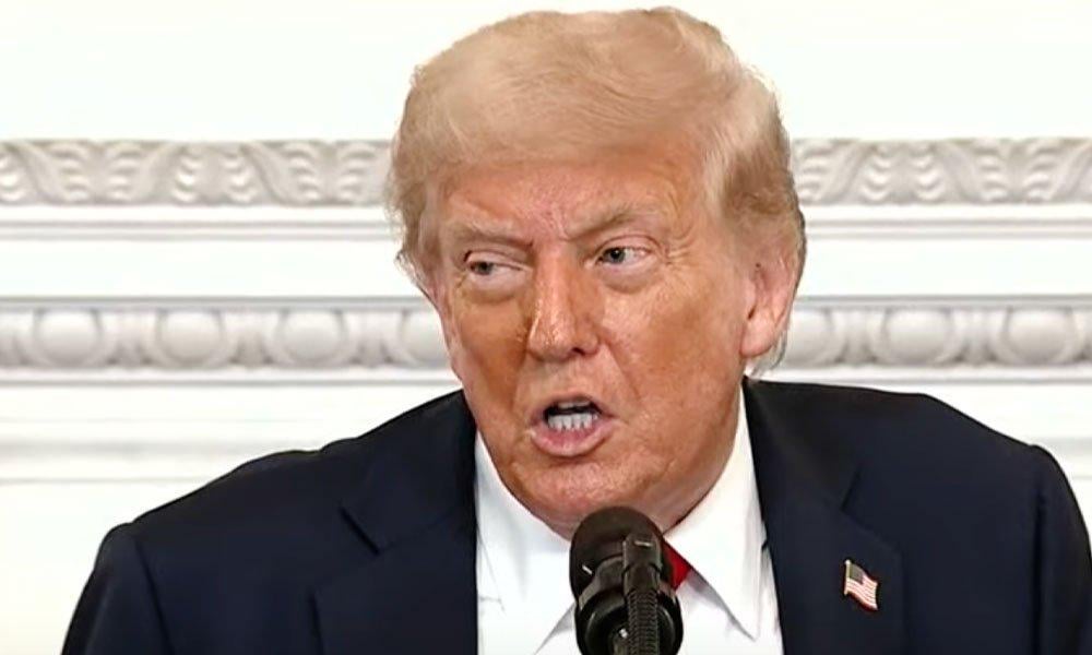 Trump Slams Democrats as ‘Evil’, Attacks Mitt Romney in Profanity-Laced Rant at Faith-Based White House Event