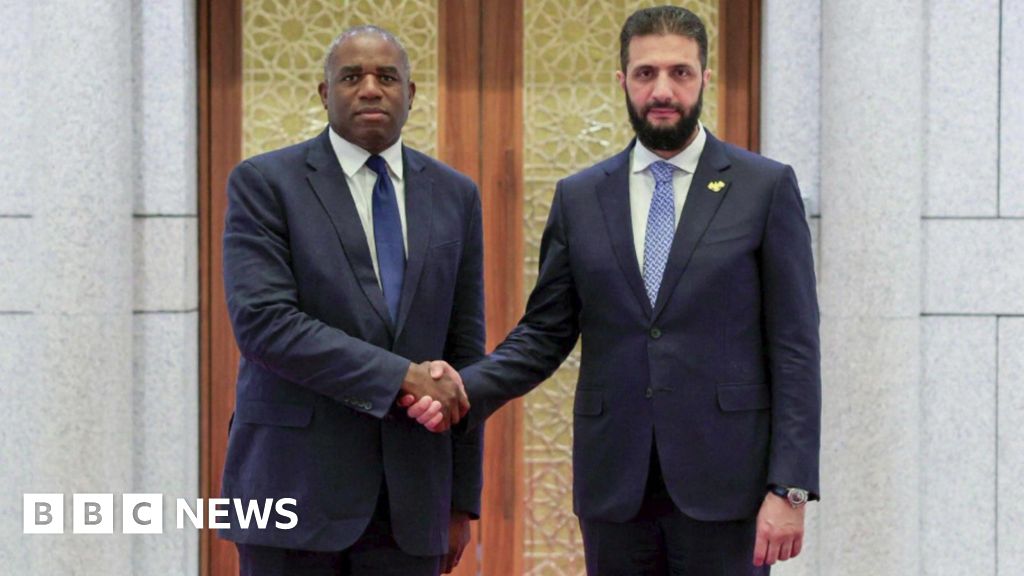 David Lammy met with Syria's interim president Al-Sharaa
