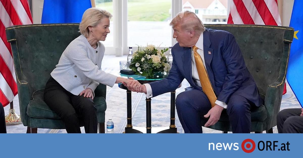 Einigung mit USA: 15 Prozent Zoll für Waren aus der EU