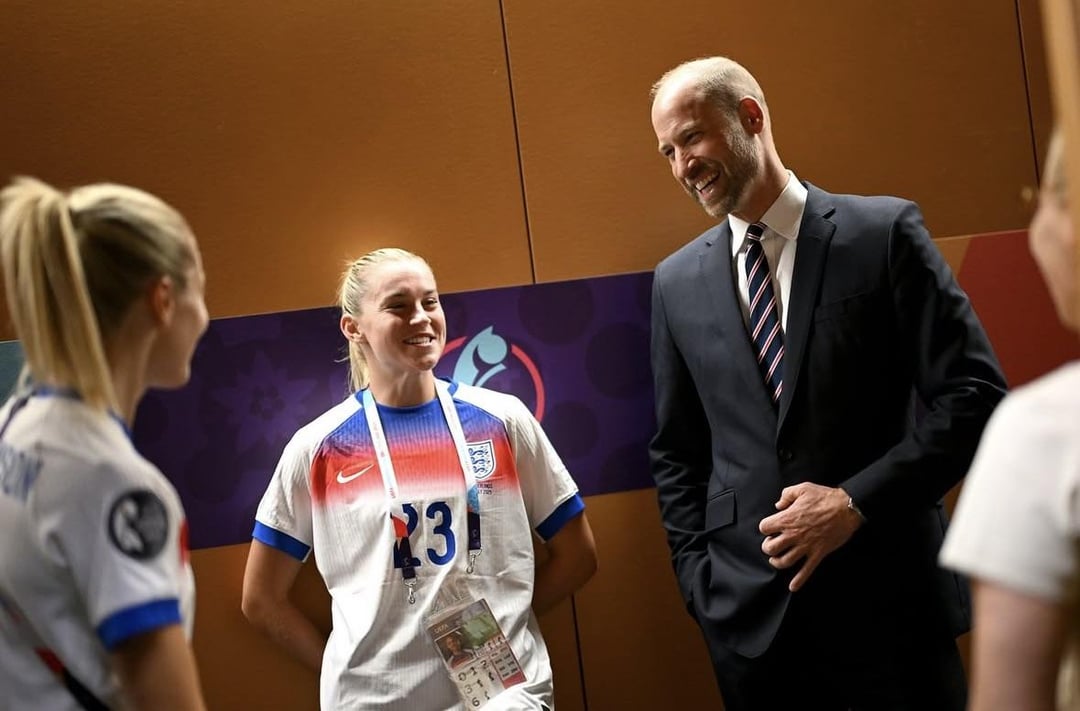 Prince William Was in Zurich Today to Support the Lionesses