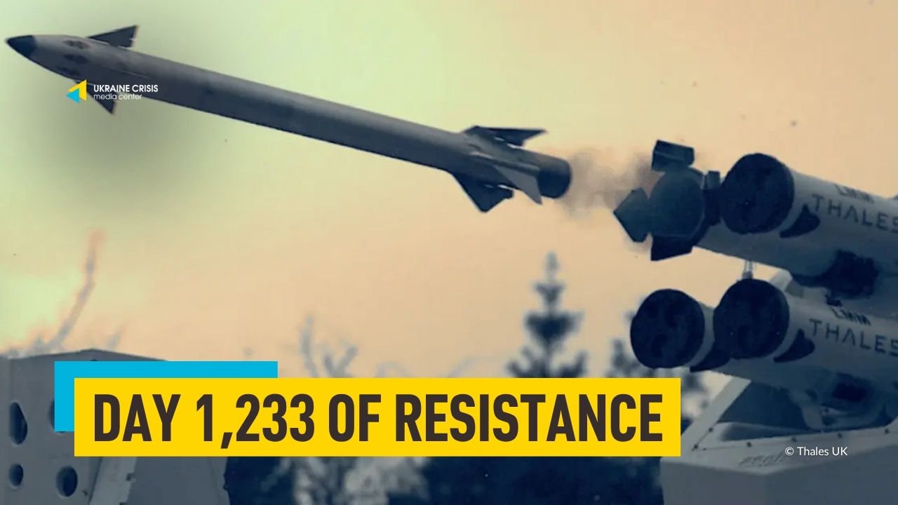 Day 1,233: Ukraine, UK sign historic deal to supply Ukraine with 5,000 Thales air defense missiles