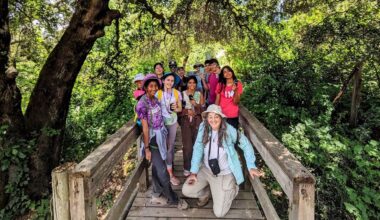 Local kids try their hand at geocaching guided by Midpen Open Space staff