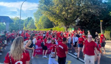 Fussball-EM 2025: Fan-Party in Basel beginnt