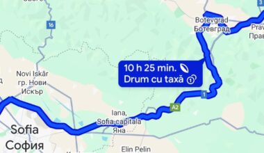 Detour on A2 highway near Botevgrad?
