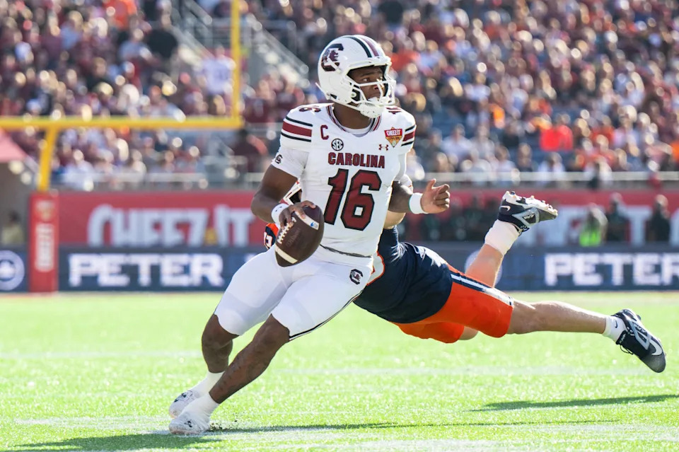 South Carolina Gamecocks quarterback LaNorris Sellers could be the 2026 number 1 draft pick.© Jeremy Reper-Imagn Images