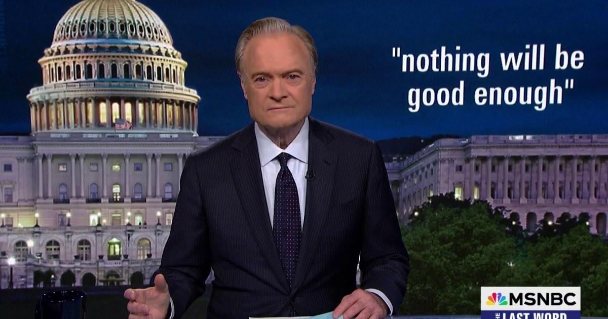 Lawrence: Trump is living in abject terror about the Epstein files. His silence proves it.