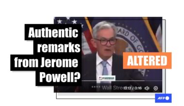 Explicit Fed chair Jerome Powell resignation video spreading online is fake