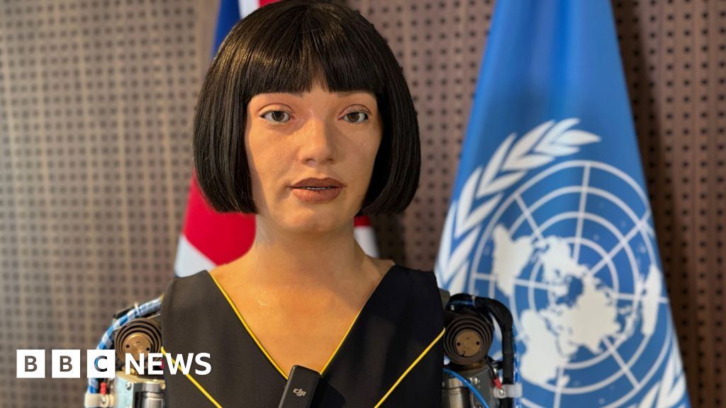 AI robot 'drills into biggest concerns of our time', Oxford creator says