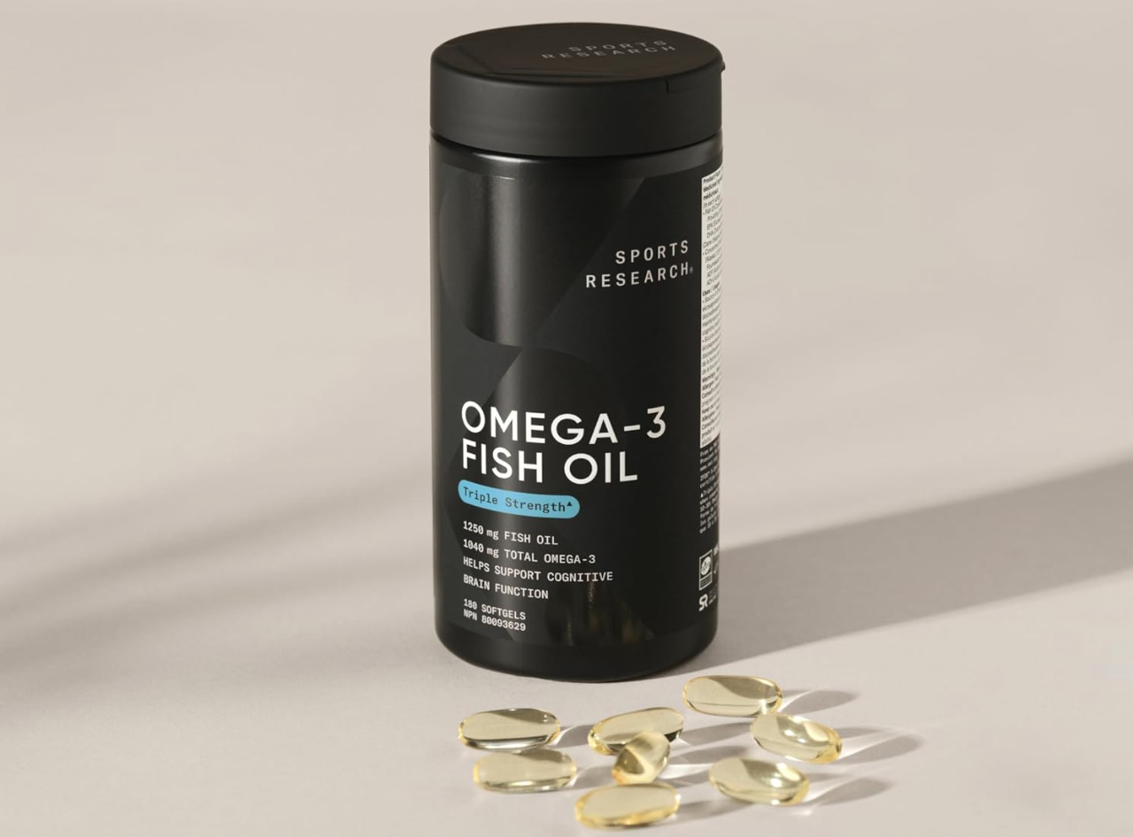 Sports Research Triple Strength Omega 3 Fish Oil