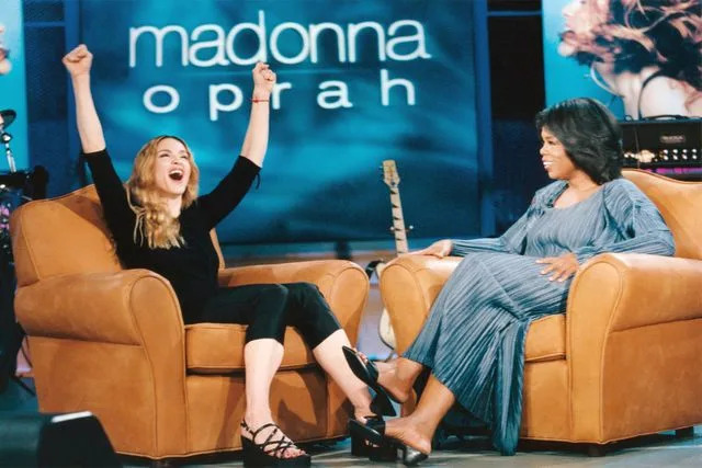 George Burns / Harpo Productions / Courtesy: Everett Madonna and Winfrey on 'The Oprah Winfrey Show' in 1998