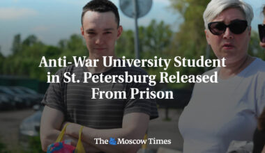 Anti-War University Student in St. Petersburg Released From Prison