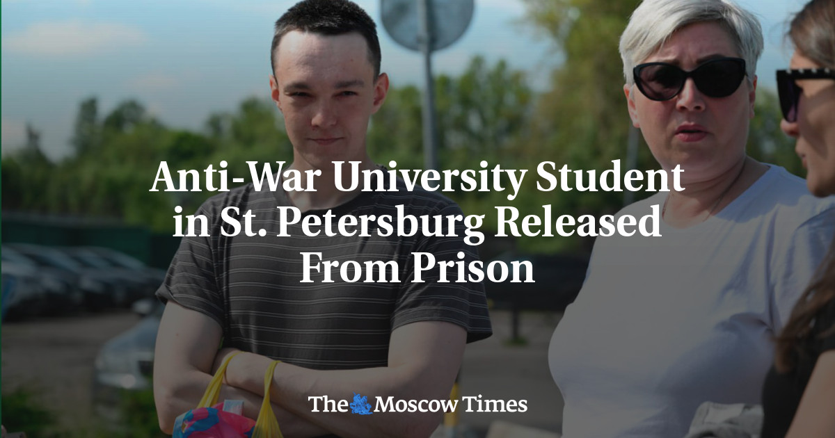 Anti-War University Student in St. Petersburg Released From Prison
