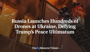 Russia Launches Hundreds of Drones at Ukraine, Defying Trump’s Peace Ultimatum