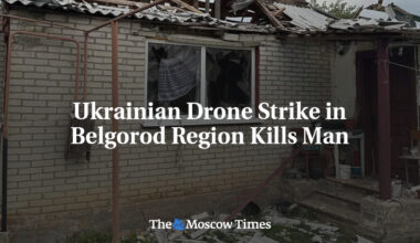 Ukrainian Drone Strike in Belgorod Region Kills Man