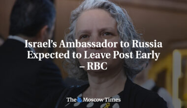Israel’s Ambassador to Russia Expected to Leave Post Early – RBC