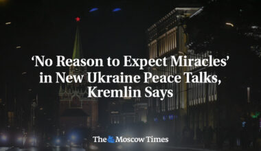‘No Reason to Expect Miracles’ in New Ukraine Peace Talks, Kremlin Says