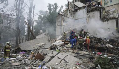 Russian missile and drone attack hits Ukrainian capital Kyiv, killing 8 people and wounding 82