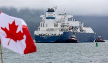 Canada's first large-scale shipment of LNG delivered to port in South Korea