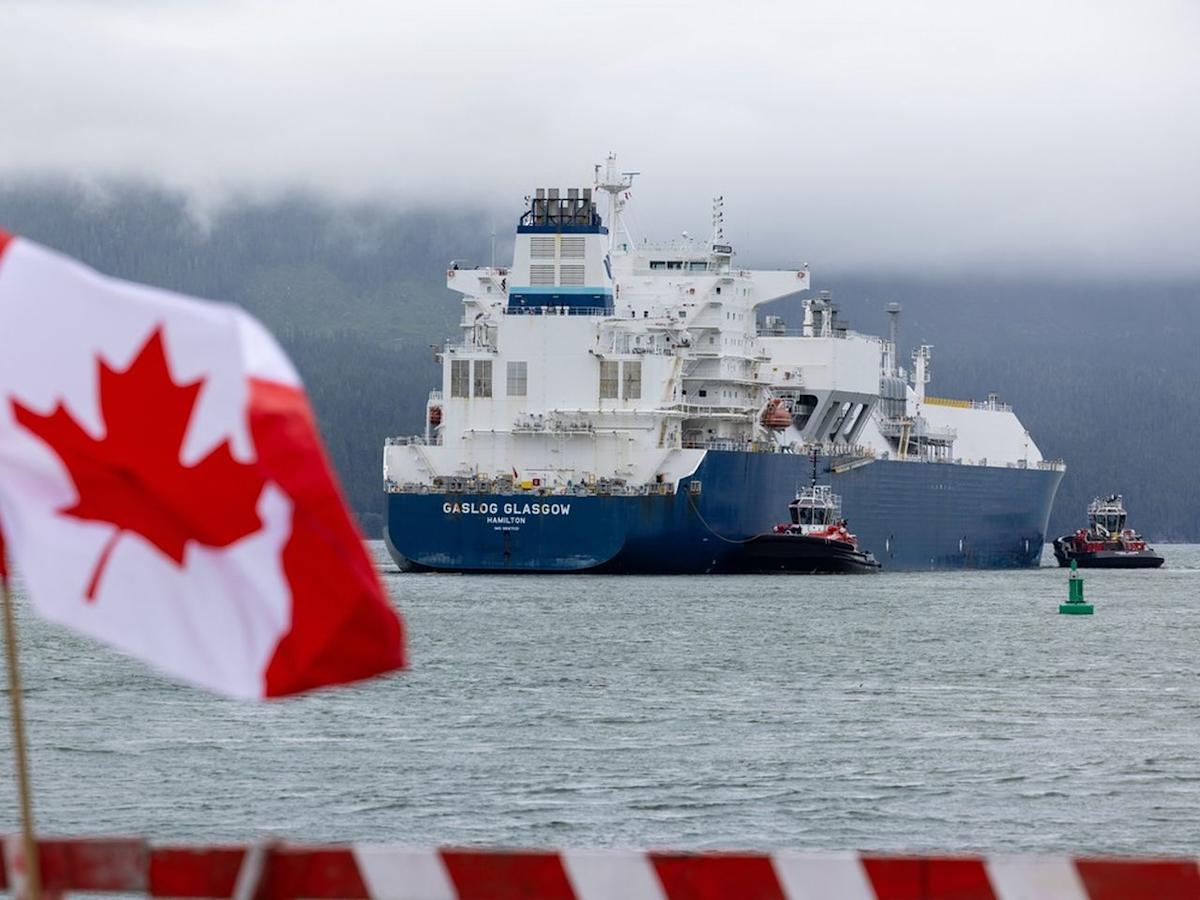 Canada's first large-scale shipment of LNG delivered to port in South Korea