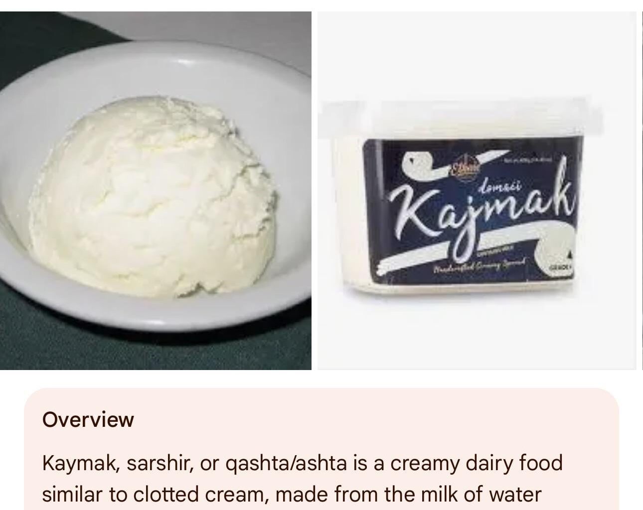 Does kajmak exist in Poland?
