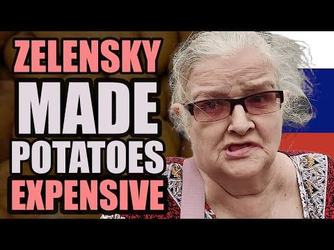 Russians Struggle to Afford Potatoes… But Blame Ukraine