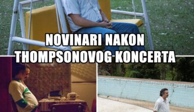 Novinari nakon Thompsonovog koncerta