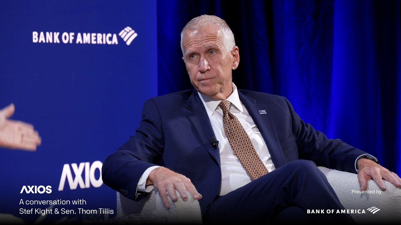 Exclusive: "Release the damn" Epstein files, Tillis says